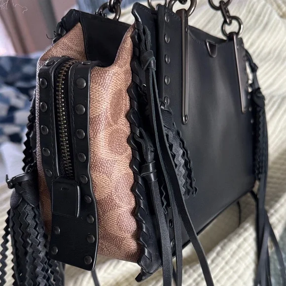 Coach Chelsea Champlain Dreamer Bag with tattoo design beautiful - Picture 9 of 16